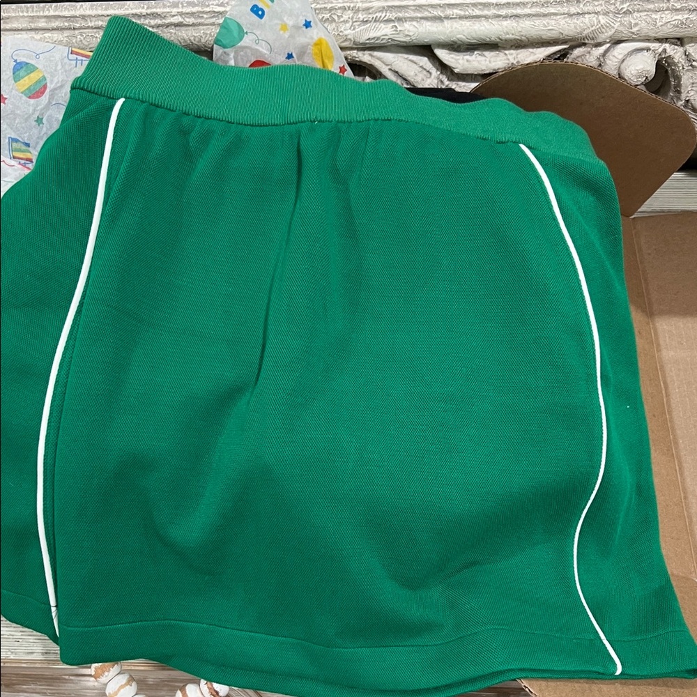 Spanks Green Women's Skort with White Trim